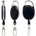 6PCS HiBD Fishing Zinger Retractors with 360 Rotation Buckle - Ideal for Fishing, Climbing, Hiking & Outdoor Sports - Buy Online on GoSupps.com