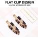 No Bend Hair Clip No Crease Duckbill Hair Clips No Crease Hair Clips Bangs Hair Clip No Dent Hair Barrettes Styling Duckbill Clips(Leopard) - Buy Online on GoSupps.com