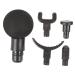 Beaupretty 5st massage pistol head for relaxing accessories for massage devices Exchange massage head Exchange massage pistol head fitness arches fascia ball plastic