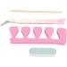 Stainless Steel Nail Tweezers Dead Skin Removal Wood Stick Nail Art Manicure Tools 2 Sets for Professionals for Nail Salon - Buy Online on GoSupps.com