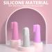 Silicone Finger Toothbrush for Toddlers and Baby Teething Massager - Gentle Oral Hygiene Training - 3 Pack (Girls) - Buy Online on GoSupps.com