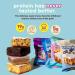 AP Prime Bites Protein Brownies | High Protein Low Sugar Brownies | 19g Protein 5g Collagen | Delicious High Protein Treat Gluten Free | Box of 12 Brownies (Blueberry Cobbler) Blueberry Cobbler Box of 12 - Buy Online on GoSupps.com