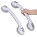 HOMEE Shower Grab Bar 2 Pack Grab Bars for bathtubs and Showers 16 inch Bathroom Shower Grab Bar Removable Safe Suction Shower Handle for Senior Handicap Injury kid and Pregnant Women