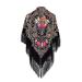 Triangular cloth women Print Neckuch scarf loop scarf wrapping scarf flowers cover poncho cape with button multi -purpose scarf for women scarf unit size multicolored