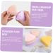FRCOLOR 4pcs Silicone Beauty Powder Puff Storage Tool Makeup Sponge Holder & Triangular Case for Easy Organization - Buy Online on GoSupps.com