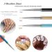 3PCS Nail Art Liner Brushes - UV Gel Painting Acrylic Design Pens (7/9/11mm) - Buy Online on GoSupps.com