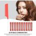 48pcs Hair Perm Rods Plastic Perming Rods Curlers Hair Rollers Curlers with Tail Comb Hair Perming Kit for Hairdressing Hair Styling or DIY Tool(Red) - Buy Online on GoSupps.com
