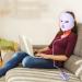 LED Face Light Therapy Mask - Red Blue Light Anti-Aging & Anti-Acne Treatment with Comfortable Silicone Eye Goggles - International Shipping Available - Buy Online on GoSupps.com