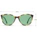 MigraLens Liberty Migraine Relief Glasses | Green Lens for Women | Tortoiseshell Light Brown - Buy Online on GoSupps.com