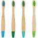 Wild & Stone Bio Children's Toothbrush 4-Pack | Eco-Friendly Bamboo | Soft Bristles | 100% Biodegradable | BPA-Free & Vegan - Buy Online on GoSupps.com