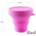 Avalona Menstrual Cup Cleaning & Sterilization Cup - Foldable Storage Solution (Pink) - 1 Piece - Buy Online on GoSupps.com
