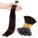 22" Pre Bonded Human Hair Extensions I Tip 0.5g*100 Strands #2 Dark Brown (50g) - Buy Online on GoSupps.com