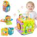 Nicknack motor cubes baby toys 1 year 6 in 1 activity cube toys for toddlers activity center cub