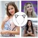 YUEXINYAN Cat Ears Hair Hoop Party Role Playing Cat Ears Headband Hair Band for Cosplay Fancy Dress Dance Recitals Halloween Party - Buy Online on GoSupps.com