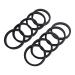 Sporzilla rubber rings for star closures |25 mm and 30 mm |10 pieces |Replacement for rings dumbbells and barbells |Spare part |Durable |Sustainable