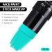 Go Ho Teal Water-Based Face Paint Stick 1.06 Oz - Non-toxic Cream Body Makeup for Theater, Halloween, SFX Cosplay - Washable & Full Coverage for Adults and Children - Buy Online on GoSupps.com