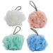 Cabilock 4pcs Cleaning Sponge Bath Sponge Swirl Shower Scrunchie Bathroom Bath Sponge Scrub Shower Balls Body Sponge Shower Scrubber Mesh Shower Bath Ball Frosted Men and Women Accessories