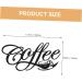 STOBAZA Coffee Metal Pendant Iron Wall Hanging Pendants Wall-mounted Pendant Wall Ornament Coffee Pendant Coffee Hanging Decor Iron Art Craft Pendant Indoor Hanging Decor - Buy Online on GoSupps.com