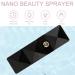 Nano Facial Mister Sprayer USB Rechargeable - Portable Handy Mist Spray for Face Hydration and Atomization - Mini Beauty Device in Black - Buy Online on GoSupps.com