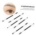 Didiseaon 12 Pcs Dual-Ended Angled Makeup Brush Set - Eyebrow & Mascara Brushes for Flawless Application - International Shipping Available - Buy Online on GoSupps.com