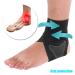 Zerone Open Heel Ankle Brace - Compression Wrap & T-Shaped Straps for Sports Fitness & Riding | Breathable Support & Stabilizer - Buy Online on GoSupps.com