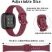 Fitbit Versa 3 & Fitbit Sense Bands - Pack of 3 Soft Silicone Replacement Wristbands in Wine Red, Pink Sand, and Grey - for Men and Women - Buy Online on GoSupps.com
