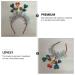 FOMIYES Glitter Heart Headband Colorful Love Heart Hair Hoop Heart Head Bopper with Tassel Valentines Day Hairband Lovely Headpiece for Girl Women Party Hair Decor - Buy Online on GoSupps.com