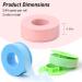 Obeyalash 3 Rolls Lash Extension Tape Eyelash Tape for Lash Extensions Micropore Tape Silicone Gel Tape Green Blue Pink Medical Tape for Lashes Makeup Wound Care Sensitive Skin - Buy Online on GoSupps.com