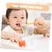 Toyvian Baby Feeder Squeeze Silicone Pacifier - 2 Pack for Baby Food & Fluids - Push-Type Design (Orange) - Ideal for Toddlers - Buy Online on GoSupps.com