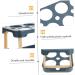 OSALADI Box Egg Carton Egg Holder Bandejas Para Comida Cutlery Tray Household Refrigerator Plastic re-usable Blue 22.3X10.1X8.9CM - Buy Online on GoSupps.com