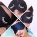 EXCEART Soft Silk Sleep Mask - Blackout Eye Cover for Travel & Sleep | Comfortable Blindfold & Eye Shade - Buy Online on GoSupps.com
