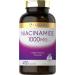 Carlyle Niacinamide Vitamin B3 1000 mg | 400 Capsules | High Potency Formula | Non-GMO Gluten Free Supplement