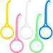 5 pieces of alignant removal tool invisible aligner remote dents remote tool kits for tooth cleaning oral correction (white yellow pink green blue)