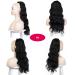 Natural Black Afro Curly Pferdeschwanz Hair Extension Clip - 66cm Ponytail for Braids (1 Pack) - High-Quality Hair Piece - Buy Online on GoSupps.com