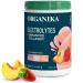 Organik Electrolytes with Enhanced Collagen Powder for Women & Men - 13 oz - Strawberry Peach-Flavored Effervescent Electrolyte & Collagen Drink Mix - Deep Hydration Mobility Skin Hair & Nails