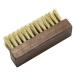 Shoe Brush Portable Shoe Shine Brush Shoe Brush Shoes Polish Polisher Shoe Care Wooden Handle with Bristles Brush Onecolor