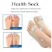 Orthoes Ballenzeh Socks - Anti-Bale Compression Socks for Joint Relief | 8 Pairs (Black & Skin Colors) - Five Finger Health Socks - Buy Online on GoSupps.com
