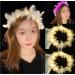 WHSCwp LED feather headband 6-piece headband headband flower girl hair accessory birthday wedding party (Multicolor) - Buy Online on GoSupps.com