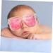 Lurrose 4pcs Gel Eye Mask Ice Pack Set - Cold Compress Cooling Eye Shade for Sleeping and Travel - Assorted Colors - 1 Count - Buy Online on GoSupps.com
