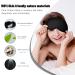 Silk Sleep Mask with Adjustable Strap - Satin Blackout Eye Mask for Men & Women - Comfortable Blindfold for Night Sleep (Black) - Buy Online on GoSupps.com