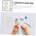 Lurrose 4 Series Colored Contact Lens Care Box - Portable Reusable Container Kit & Travel Glasses Case - Buy Online on GoSupps.com