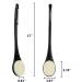 Exfoliating Shower Brush Long Handle for Shower - 17'' Black Body Brush - Buy Online on GoSupps.com