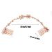 Handmade Bridal Hair Jewelry | Crystal Leaves Hair Band for Weddings Anniversaries & Valentine's Day - Rose Gold - Buy Online on GoSupps.com