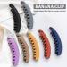 5in Matte Non Slip Banana Hair Clip - Ponytail Holder for Girls and Women (7 Colors) - Buy Online on GoSupps.com