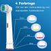 HSYTEK 16 Pack Oral-B Compatible Toothbrush Replacement Brushes - Pro 2 Vitality 100 Genius X Attachments - Buy Online on GoSupps.com