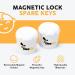 Beego Magnetic Lock Replacement Key Set for Child Safety Cabinets & Drawers - 2 Keys (1 Pack) - International Shipping Available - Buy Online on GoSupps.com