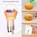 ALXBSONE Makeup Brush Cleaning Mat 3-in-1 Silicone Makeup Brush Cleaner Cleaning Pad Portable Washing Tool beige - Buy Online on GoSupps.com