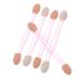 PLAFOPE 1 Set Eye Shadow Brush Eyeshadow Brush Eyeshadow Makeup Sponge Dual Sides Eye Shadow Non Latex