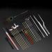 TKFDC Ear Pick Set with LED Light for Adult Ear Cleaning - Black | Earwax Remover Spoon Set in Leather Package - Buy Online on GoSupps.com