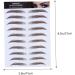 POPETPOP 15 Pcs Eyebrow Stickers Waterproof Stickers Eyebrow Makeup False Eyebrows Cosmetics Sheet 6d Hair - Buy Online on GoSupps.com